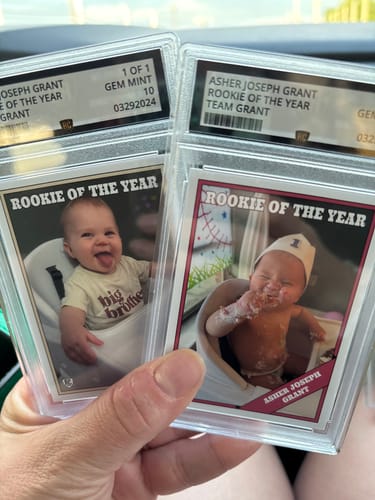 Customer photo review of Custom Graded Card