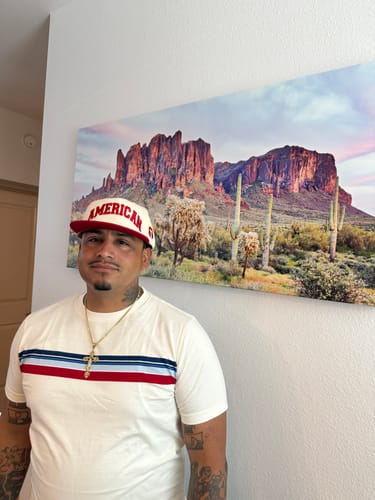 Customer photo review of American 5-Panel Hat