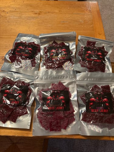 Customer photo review of 2.5Lb Jerky Box- All 5 Flavors