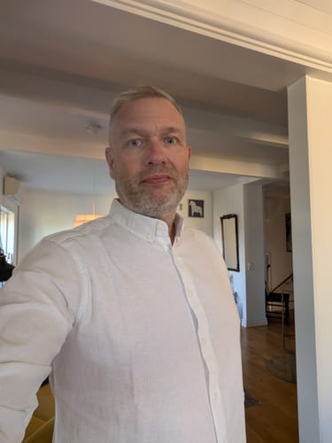 Customer photo review of Linne Skjorta - Vit