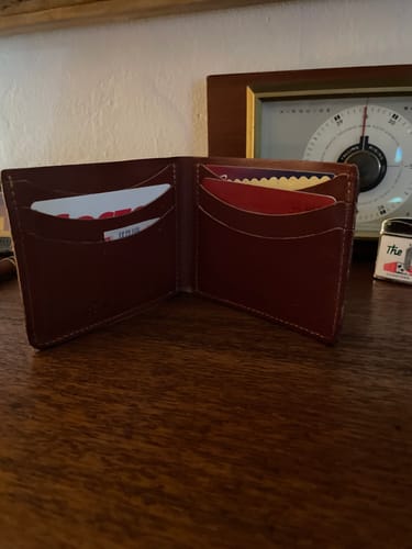 Customer photo review of Bowman Bifold Wallet