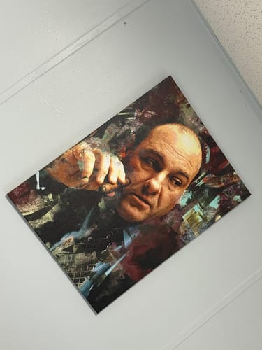 Customer photo review of Tony Soprano Wall Art
