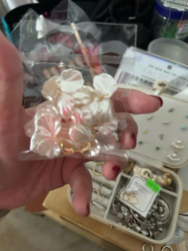 Customer photo review of Denise Earrings