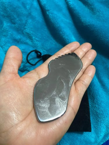 Customer photo review of ContourPro Stainless Steel Gua Sha