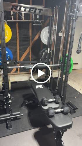 Customer video review of RitFit M1 PRO Smith Machine Home Gym Package Comprehensive All-In-One Workout System