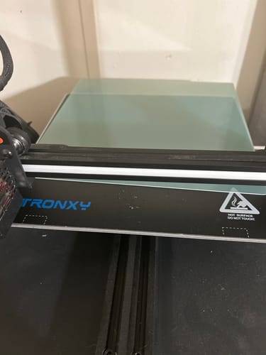 Customer photo review of 255*255mm Hotbed sticker + 255*255mm Fiber Plate