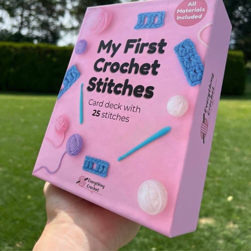 Customer photo review of My First Stitches Crochet Kit