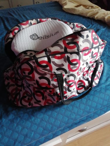 Avis photo d'un client sur Housse de rechange lavable - Coussin genoux Cellsius