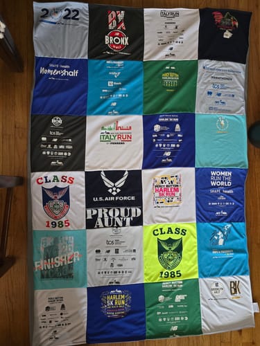 Customer photo review of Premium T Shirt Quilt