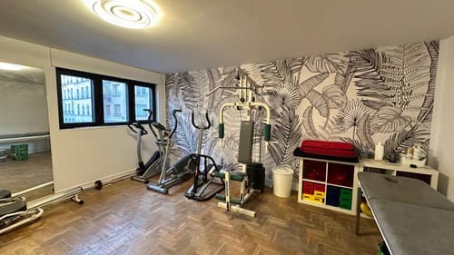 Customer photo review of Papier Peint Contemporain Chambre Adulte