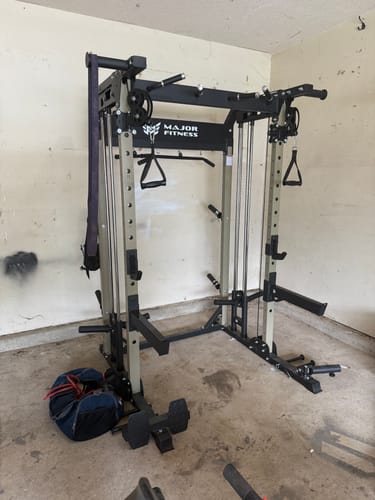Customer photo review of Major Fitness F22 All-In-One Home Gym Power Rack
