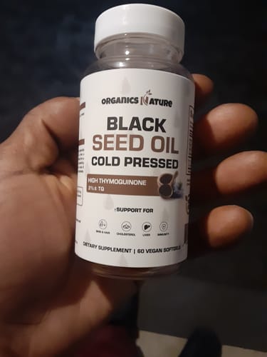 Customer photo review of Black Seed Oil Capsules Cold Pressed