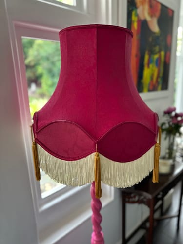 Customer photo review of Fabric Paint -- Raspberry