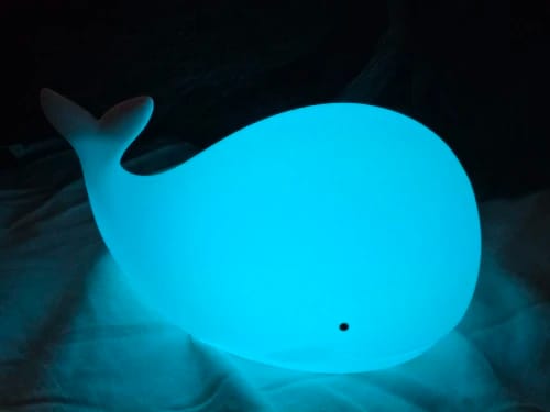 Customer photo review of Whale LED USB Rechargeable Silicone Night Light