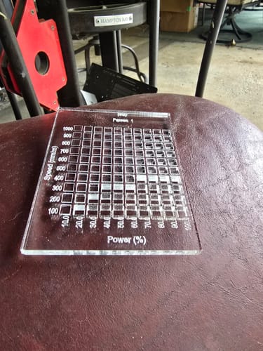 Customer photo review of Monport Reno65 Pro 65W Desktop CO2 Laser Engraver & Cutter (24" X 16") with DSP Controller and Semi-Autofocus