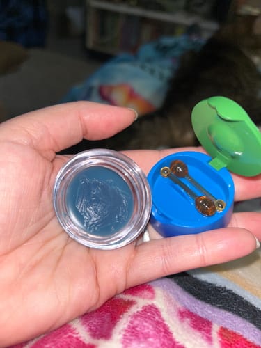 Customer photo review of Blueberry Bee Balm - Limited Edition