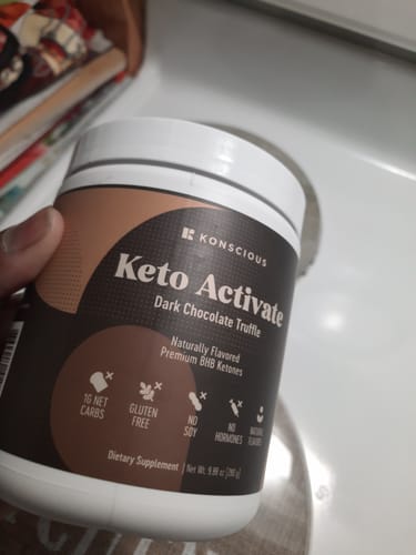 Customer photo review of Keto Activate Dark Chocolate Truffle