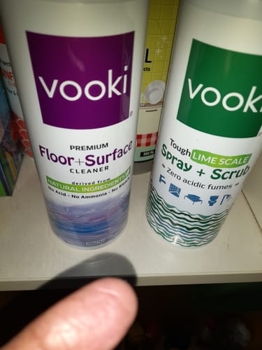 Customer photo review of Combo of Tough Limescale\Descaler - Spray and Scrub + Floor Cleaner Liquid
