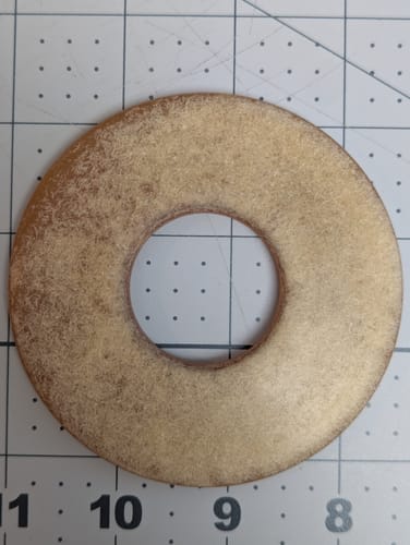 Customer photo review of Deluxe Polished Leather Tsuba