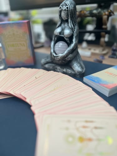 Customer photo review of LIMITED EDITION Fortuna Tarot Opal Omen