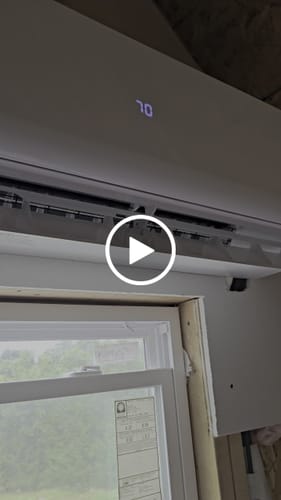 Customer video review of DELLA Vario Series 18000 BTU 21 SEER2 Mini Split Heat Pump AC - Up to 1000 Sq.Ft.