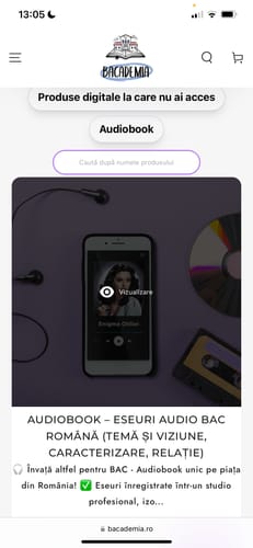 Recenzie cu fotografie de la un client despre Audiobook – Eseuri Audio BAC Română (temă și viziune, caracterizare, relație) + Quiz-uri
