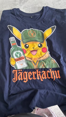 Customer photo review of Jägerkachu- T-Shirt Unisex