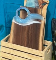 Customer photo review of Round Grip Handle Acrylic Router Template