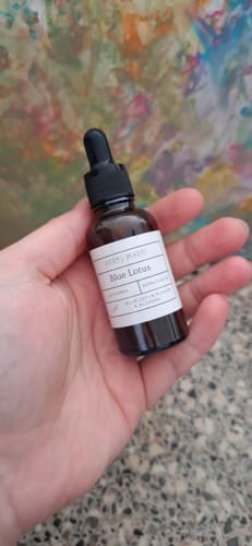 Customer photo review of PRE ORDER Blue Lotus Tincture Drops