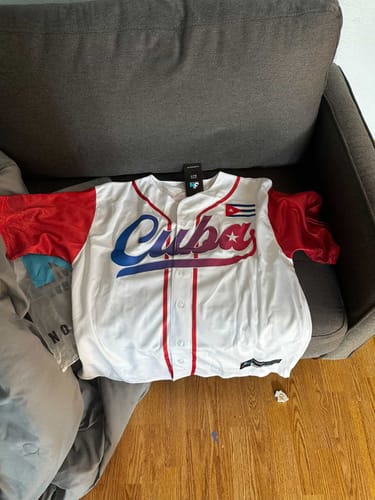 Customer photo review of Cuba Custom Baseball Jersey