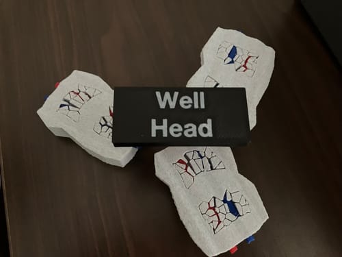 Customer photo review of Marble PETG Filament 1.75mm 1kg