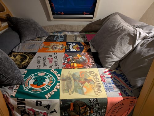 Customer photo review of Premium T Shirt Quilt