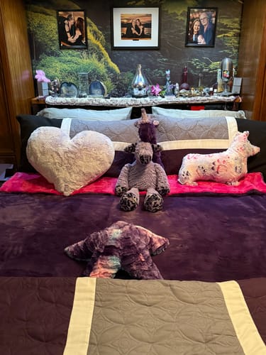 Customer photo review of The Passion Flower Blanket- RTS