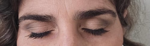 Customer photo review of EYELASH GROWTH SOLUTION