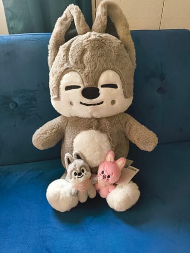 Customer photo review of STRAY KIDS - SKZ 5'CLOCK 5TH FAN MEETING OFFICIAL MD SKZOO PLUSH 10CM VER.