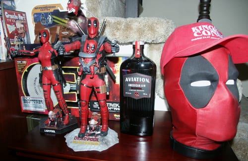Customer photo review of Aviation Gin Deadpool and Wolverine Limited Edition Bottle