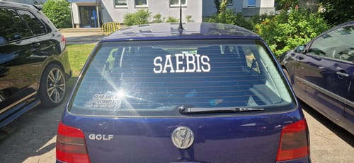 Customer photo review of SAEBIS® Lifestyle Auto Folie weiß, schwarz oder Chameleon