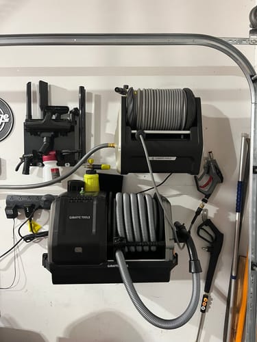 Customer photo review of Grandfalls Retractable Pressure Washer Plus