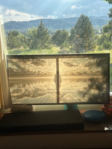 Customer photo review of Walking on Water - Faith Wall Art III