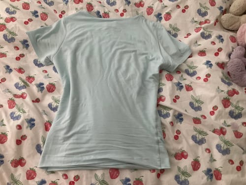 Customer photo review of Bamboo Faye top (saltwater)