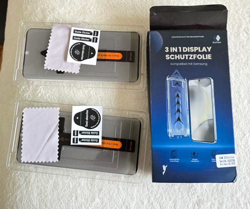 Joachim B. review of 3 in 1 Schutzfolie - Samsung-S (2 Stück) image 1 out of 2