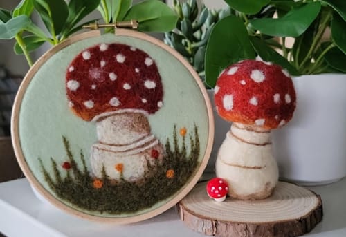Laura J. review of Sophie Wheatley's Felted Fungi Supplies Box image 1 out of 2