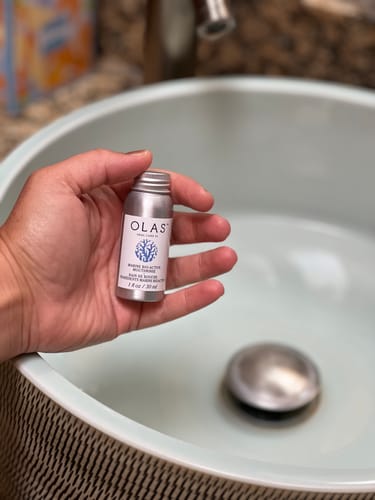 Customer photo review of OLAS Mouthrinse - 30 mL - Aluminum Bottle