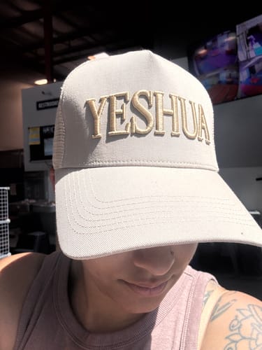 Customer photo review of Hat: Yeshua