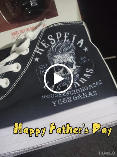 Customer video review of Respeta High Tops ( Black Or White Sole )