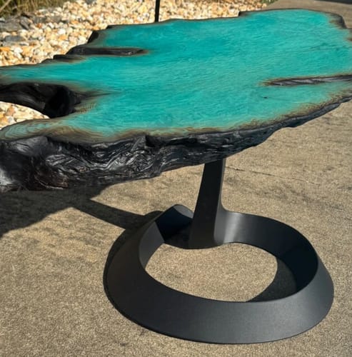 Customer photo review of Coffee Table Base 223 Python 16H Modern DIY Furniture