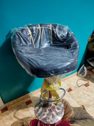 Customer photo review of كرسي بار هيدروليك - أسود -AC82