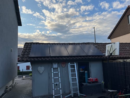Customer photo review of Sicatron 1720W Balkonkraftwerk - 430W Bifazial Trina Solar - HMS-1600-4T