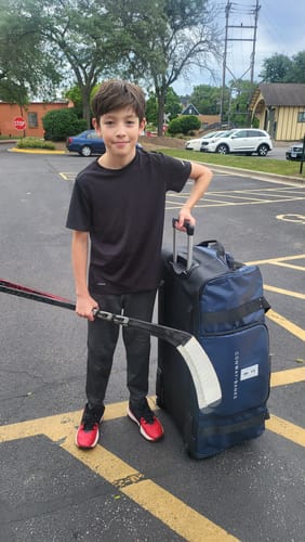 Customer photo review of Conway+Banks Hockey Bag