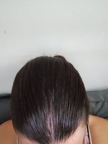 Customer photo review of Hair Sleek - Styling gel and taming wand